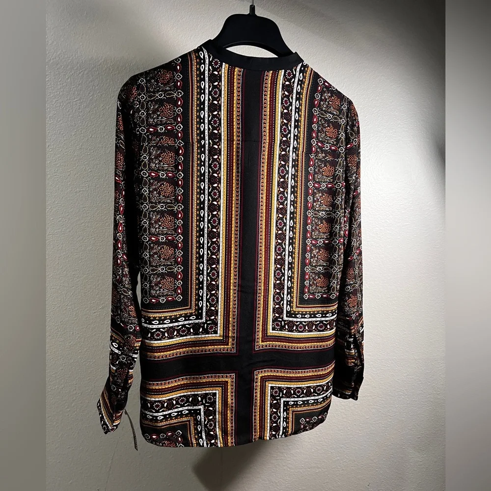 A.L.C. Multicolor Patterned Blouse - Picture 4 of 7